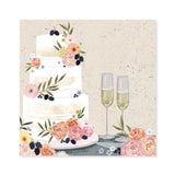 Greeting Card, Mini Pop Up, Wedding Fondant