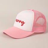 merry Trucker Hat, Pink