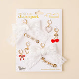 Dazzle Shoe Charm, Cherry Twist Pack of 6