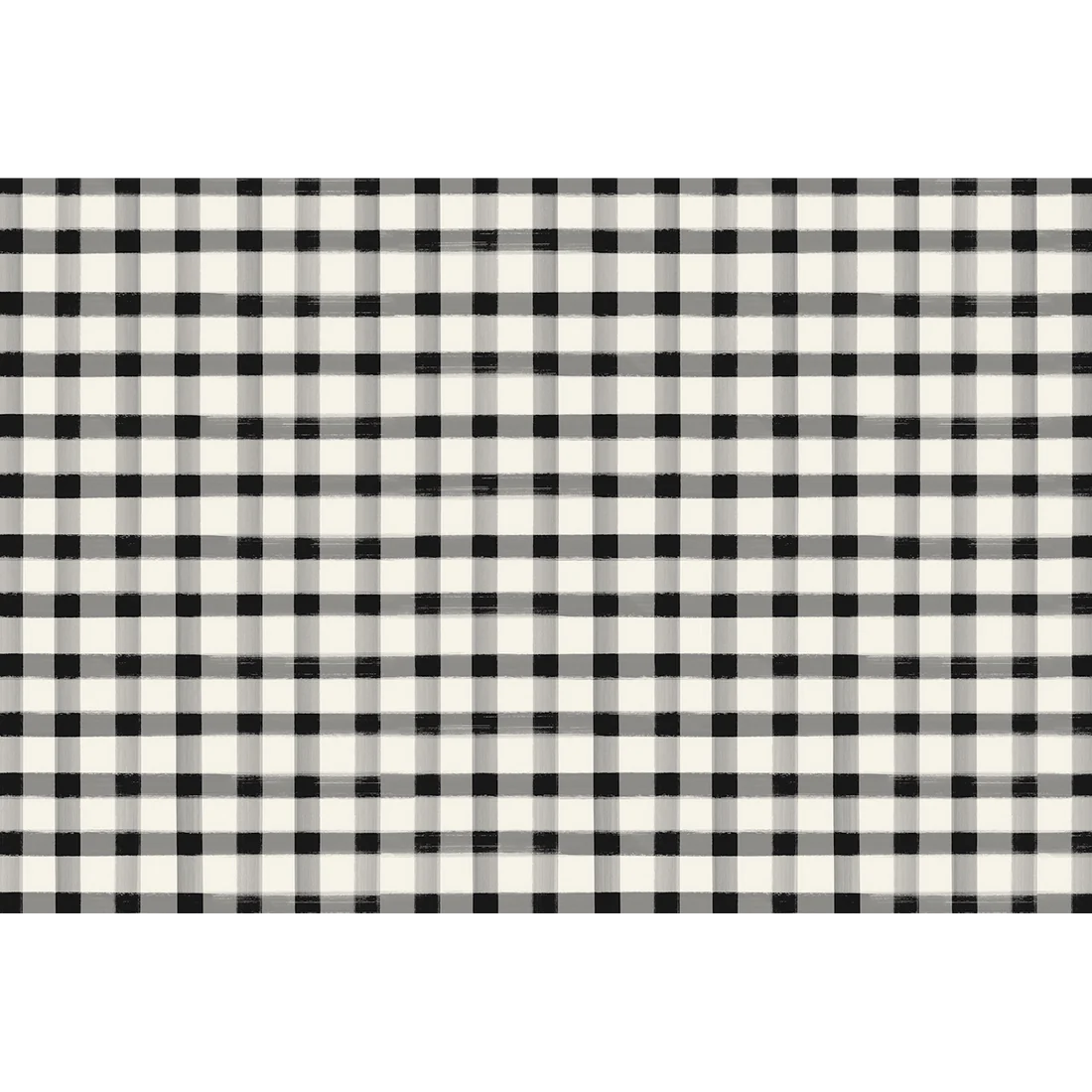 Enhance your tablescape with a black and white checkered paper placemats.