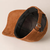 Howdy Darlin Suede Cap, Cognac