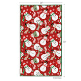 Peppermint Party Christmas Microfiber Kitchen Towel