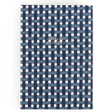 Heirloom Recipe Book, Navy Gingham