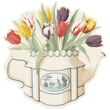 Tulip Teapot Placemat, 12 Sheets