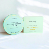 10 oz Body Scrub, Salted Breeze + Plum