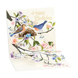 Greeting Card, Mini Pop Up, Perched Birds