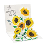 Greeting Card, Mini Pop Up, Sunflowers