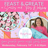 FEAST & CREATE: A Smiles & Tiles Mahjong Workshop 02/18