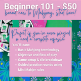 FEAST & CREATE: A Smiles & Tiles Mahjong Workshop 10/22