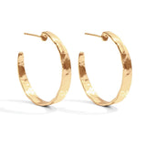Earrings, Perfectly Gilded Hoops