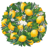 Lemon Wreath Placemat, 12 Sheets