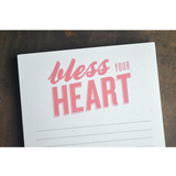 Bless Your Heart Notepad, 50 sheets
