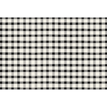 Enhance your tablescape with a black and white checkered paper placemats.