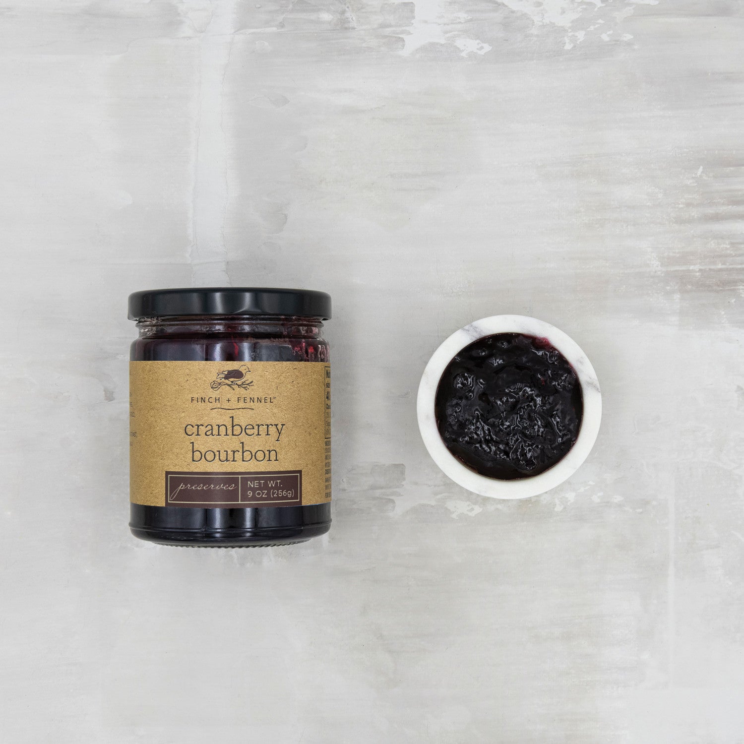 Finch + Fennel Cranberry Bourbon Preserves — vendor product photo