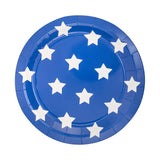 Lady Liberty Blue Stars Plate, 8ct.