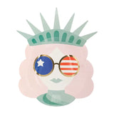 Lady Liberty Sunnies Plate, 8ct.