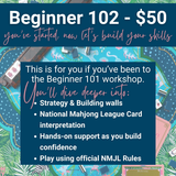 FEAST & CREATE: A Smiles & Tiles Mahjong Workshop 03/16