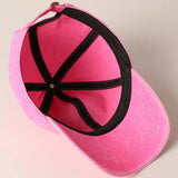 Mama Embroidered Baseball Cap, Pink