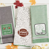 Game Day Embellished Dishtowel