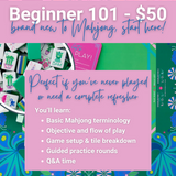 FEAST & CREATE: A Smiles & Tiles Mahjong Workshop 9/22