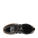 Corkys Campfire black patent ankle boot, side view