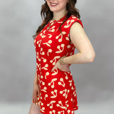 He Made Me Do It Cherries Jersey Dress