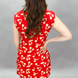 He Made Me Do It Cherries Jersey Dress