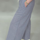 Craving You Stripe Wide-leg Pants, Blue