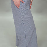 Craving You Stripe Wide-leg Pants, Blue