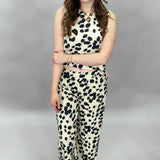 Dalmatian Sleeveless Top & Pant Set