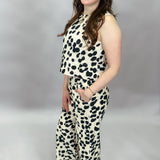 Dalmatian Sleeveless Top & Pant Set