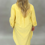 Drama Queen Button-Up Stripe Dress