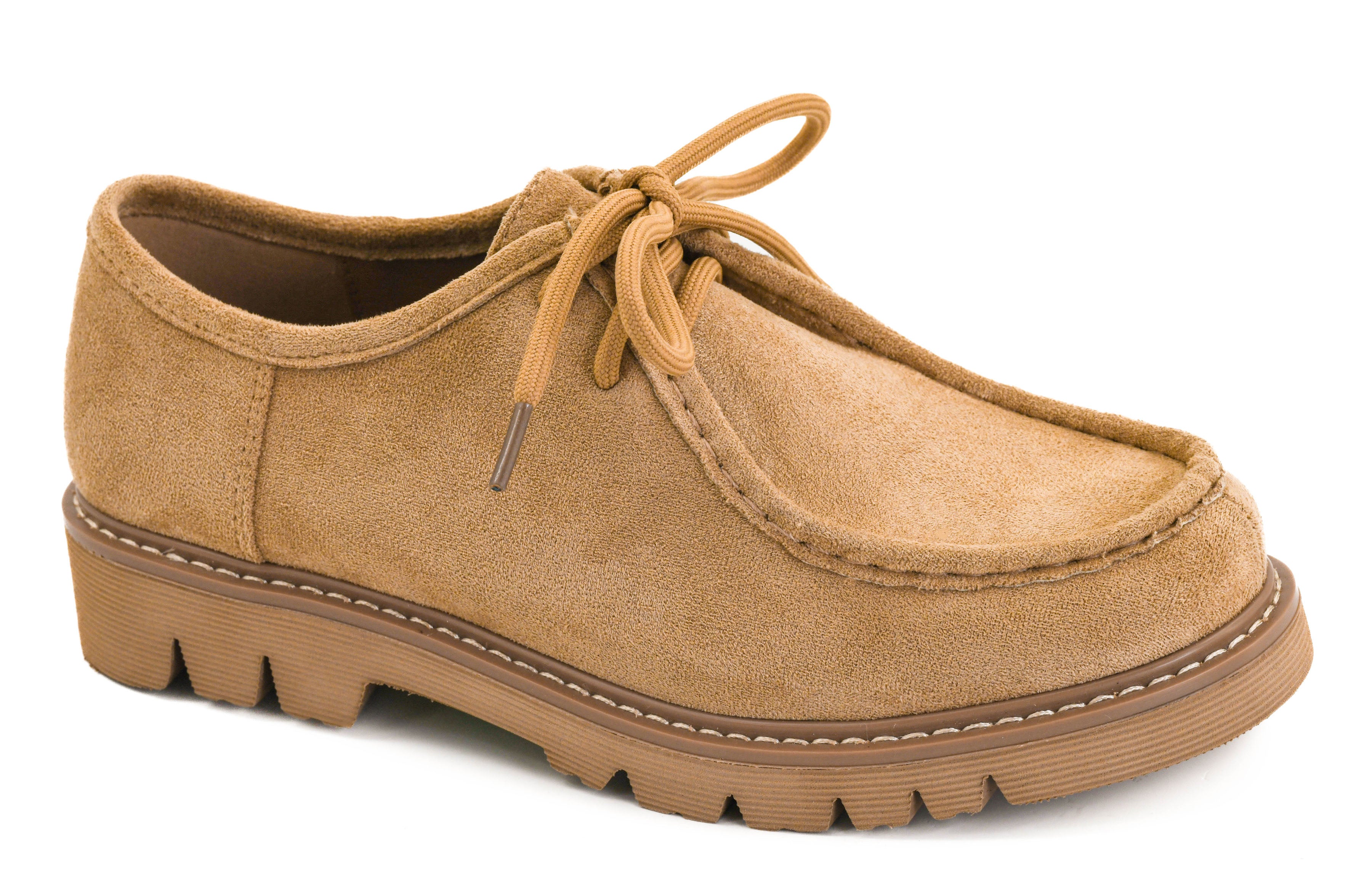 Corkys, Fall For It Suede Lace-up Shoe