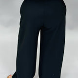 Glad You Came Wide Leg Belted Pants, Black