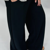 Glad You Came Wide Leg Belted Pants, Black