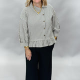 Glad You Came Wide Leg Belted Pants, Black