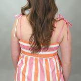 Got Better Striped Babydoll Top, Pink