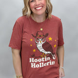 Hootin' And Hollerin' T-shirt, Red