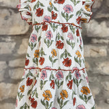 Multi-floral Ruffle Toddler Dress (Mommy & Me Available)