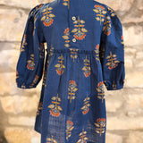 Navy Floral Toddler Dress, (Mommy & Me Available)