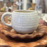Speckle Stoneware Mug, Cream