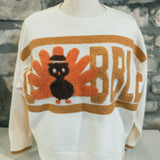 Gobble Knit Sweater, Cream