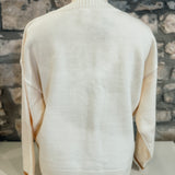Gobble Knit Sweater, Cream