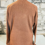 Million Dollar Baby Long-Sleeve Open Front Cardigan, Camel