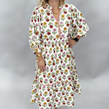 I Think I Like You Block Print Tiered Midi Dress (Mommy & Me Available)