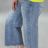 Love You Tonight High Rise Wide Leg Crop Jeans