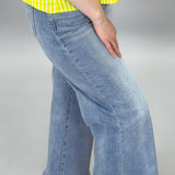 Love You Tonight High Rise Wide Leg Crop Jeans