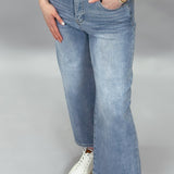 Love You Tonight High Rise Wide Leg Crop Jeans