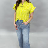 Love You Tonight High Rise Wide Leg Crop Jeans