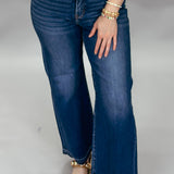 Make Me Wanna Smoke Fringe Waist Ankle Jeans